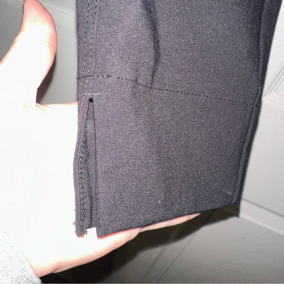 Athleta Womens Wander Slim Ankle Pants 2 Black Side Zip Sculptek Waist Stretch - Picture 5 of 8